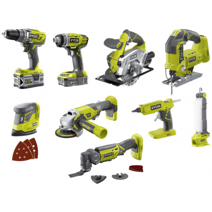 Набор электроинструмента Ryobi R18CK9-252S 5133003576