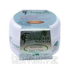 Cкраб для лица сухой (uptan) Sangam Herbals (Sandal)