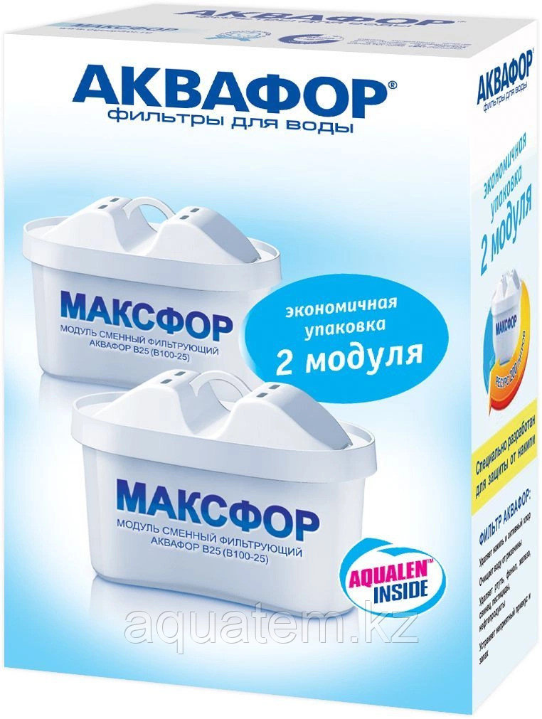 Сменный картридж на кувшин Аквафор В100-25 (Максфор) комплект из 2-х штук))