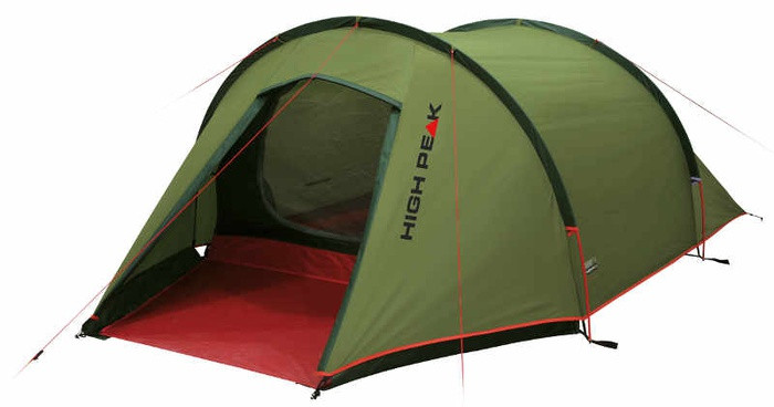 Палатка HIGH PEAK Мод. KITE 3 (3-x местн.)(230+100x180x105см)(3,30кГ) (нагрузка: 3.000мм) R 89076 - фото 1 - id-p33017993