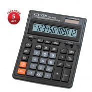 Citizen SDC-444S үстел үсті калькуляторы, 12 раз., қос қуат, 153*199*31мм, қара