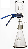 Лабораторная вакуумный фильтровальная установка на 1000 мл сетка из пластика