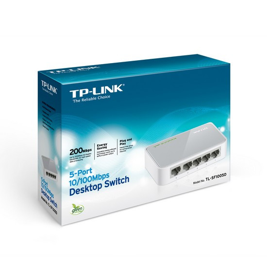 TP-LINK TL-SF1005D Коммутатор 5 портов 10/100 Мбит/с с автосогласованием - фото 3 - id-p1396185