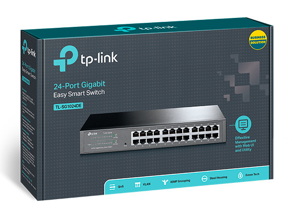TP-LINK TL-SG1024DE коммутатор Easy Smart гигабитный 24-портовый - фото 4 - id-p4133933