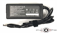 Зарядка (сетевой адаптер) PowerPlant для ноутбука ACER, ASUS 220V, 19V 65W 3.42A (5.5*2.5)