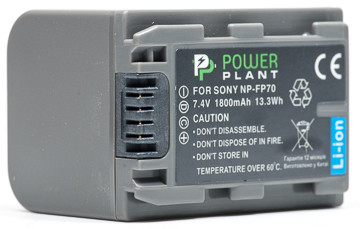 Батарейка (аккумулятор) PowerPlant Sony NP-FP70 1800mAh