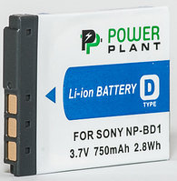 Батарейка (аккумулятор) PowerPlant Sony NP-BD1, NP-FD1 750mAh