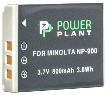 Батарейка (аккумулятор) PowerPlant Minolta NP-900, Li-80B 800mAh