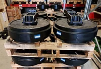 Натяжное колесо (ленивец) для экскаватора Hyundai R210, R220, R250, R260.