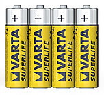 Батарейка VARTA R6P Superlife, AA, 1.5 V, 4  шт. (пленка)