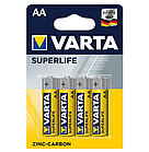 Батарейка VARTA R6P Superlife, AA, 1.5 V, 4  шт. (блистер)
