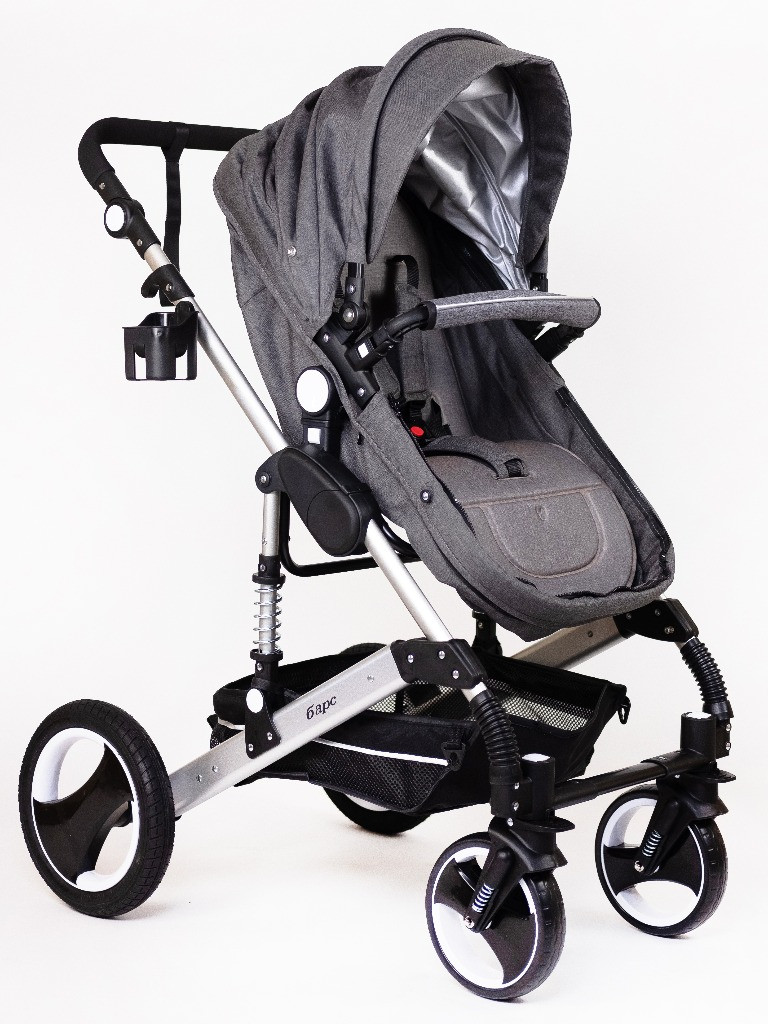 Коляска- трансформер Барс 3102 (серый)