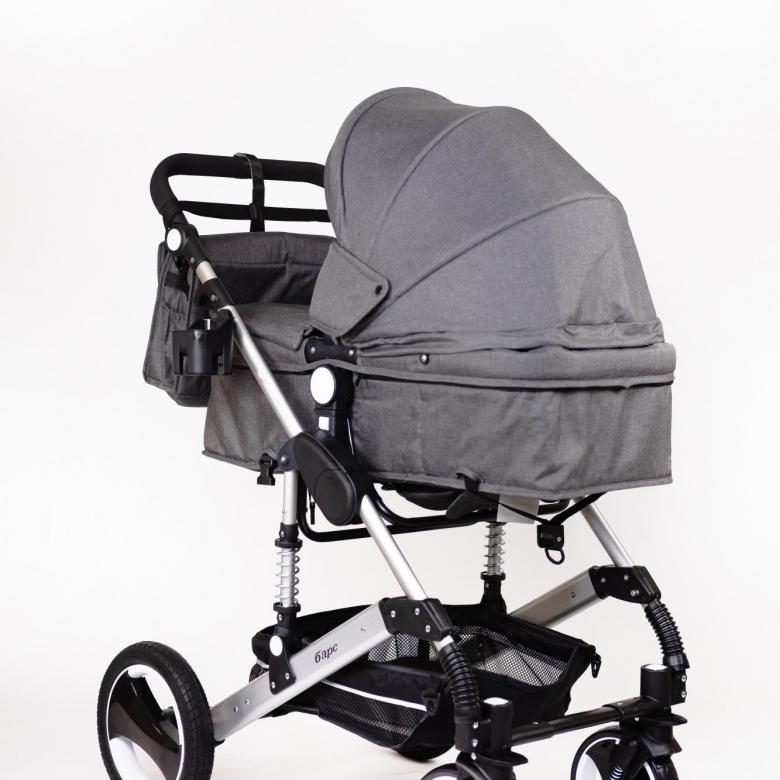 Коляска- трансформер Барс 3102 (серый)