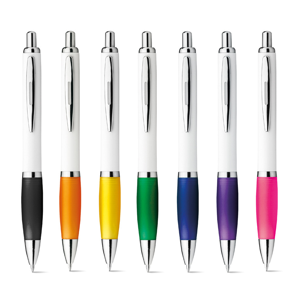 Шариковая ручка с зажимом из металла, DIGIT Фиолетовый - фото 2 - id-p75216048