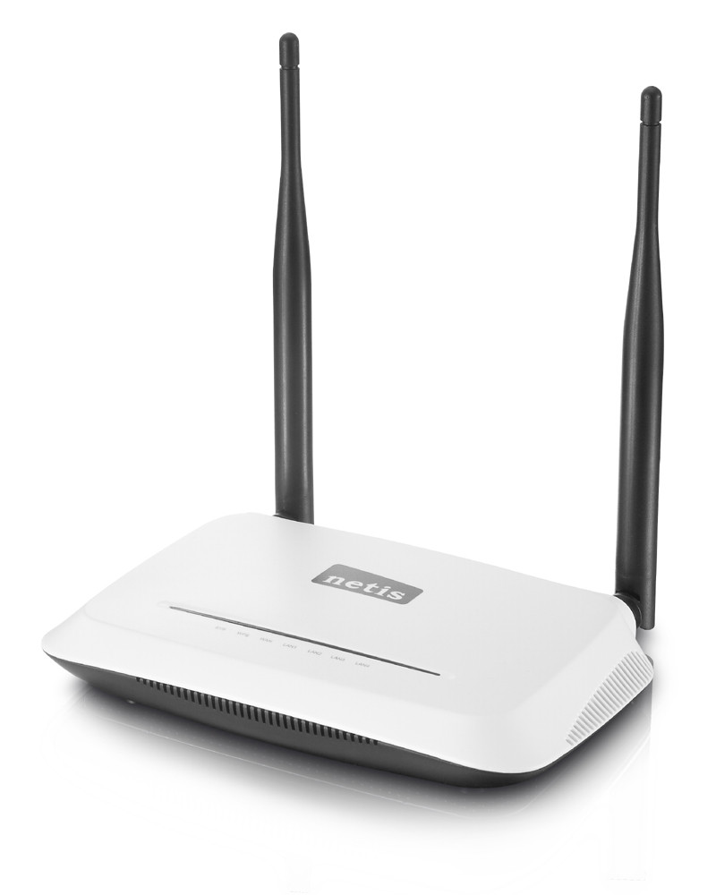Беспроводной маршрутизатор Netis WF2419R, 1*VAN 4*LAN, 300Mbps Wireless N Router, 2*5dBi внешнии антенны - фото 1 - id-p75216588