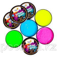 Пластилин для детской лепки GENIO KIDS «SMART GUM», цветное свечение