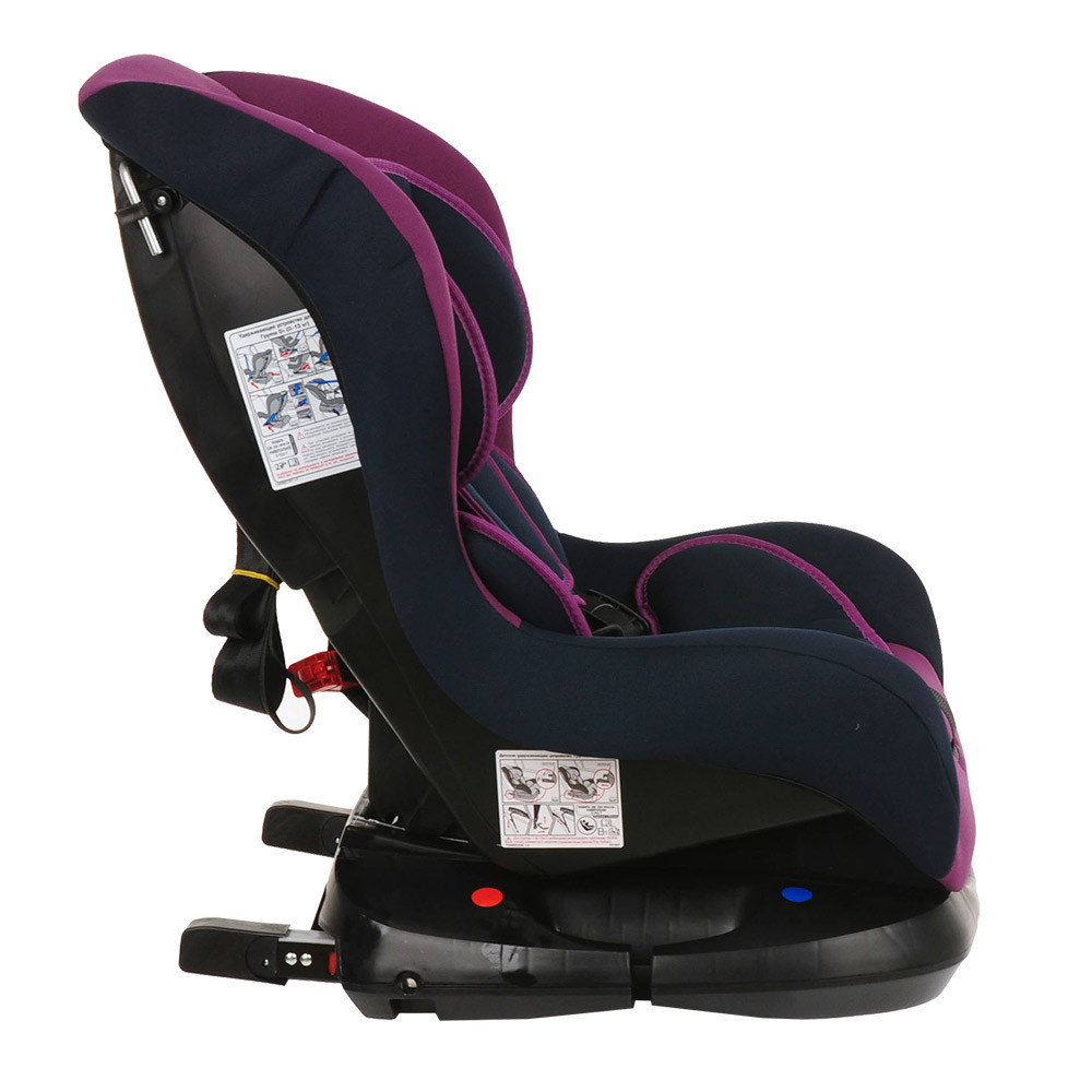 Автокресло 0-18 кг Bambino ISOFIX Фиолетовый/Синий (BamBola, Италия) - фото 2 - id-p44315108