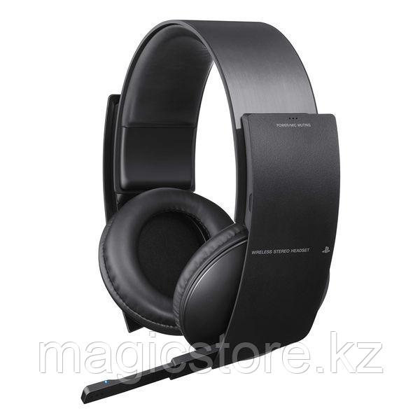 Наушники Sony 11719/18729 PS3 Wireless Stereo Headset с микрофоном, черные - фото 1 - id-p75220624