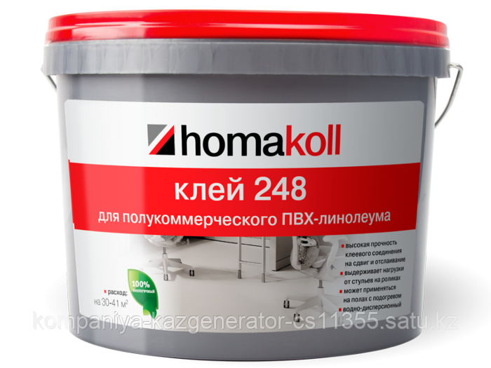 Клей для коммерческого линолеума Homakoll 248 (14 кг)