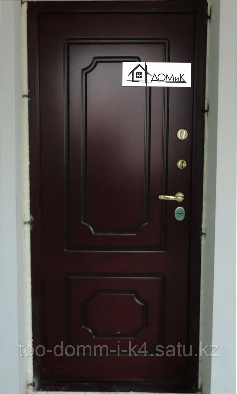 Железные двери с отделкой шпон МДФ
