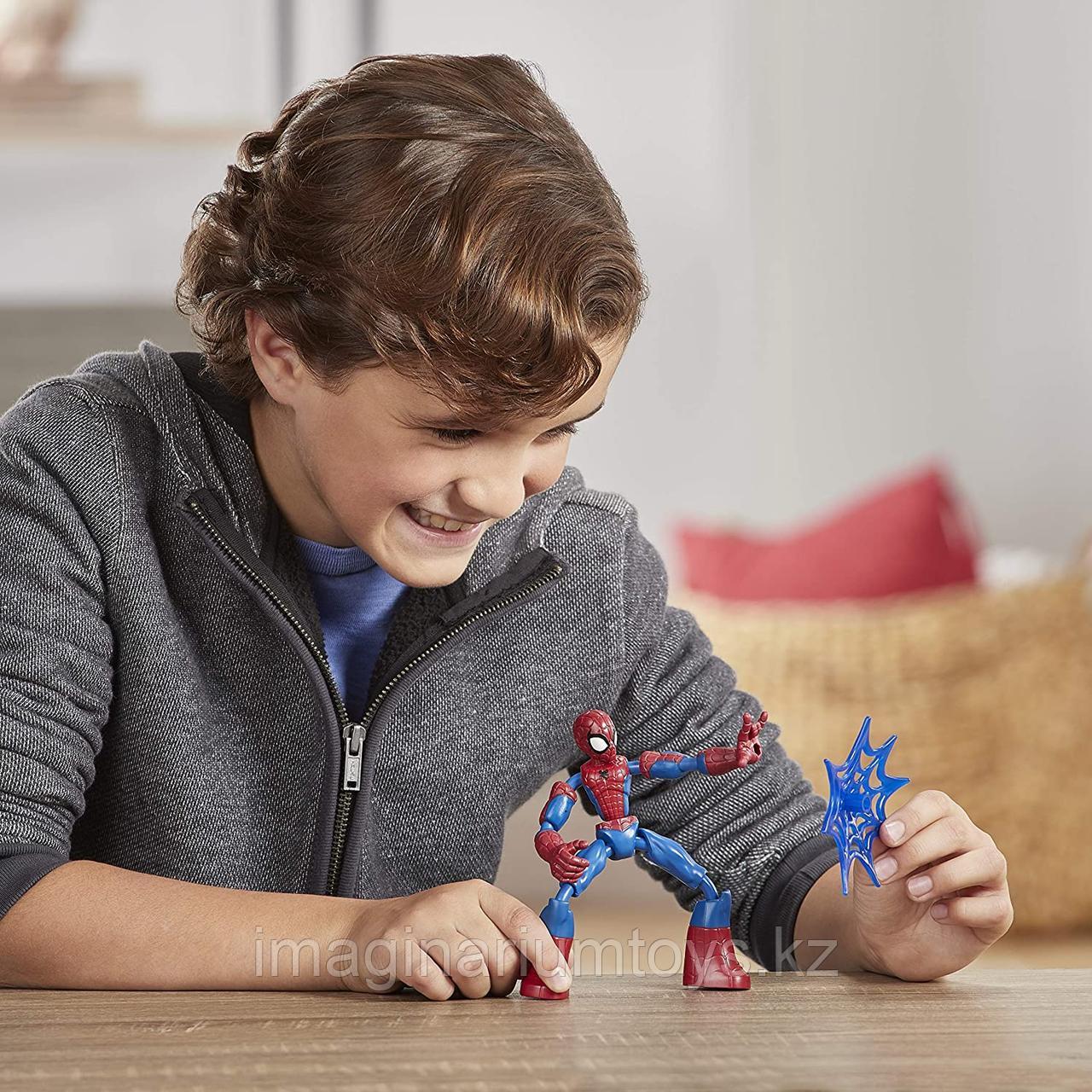 Человек-паук фигурка 15 см Bend&Flex Hasbro - фото 8 - id-p75222616