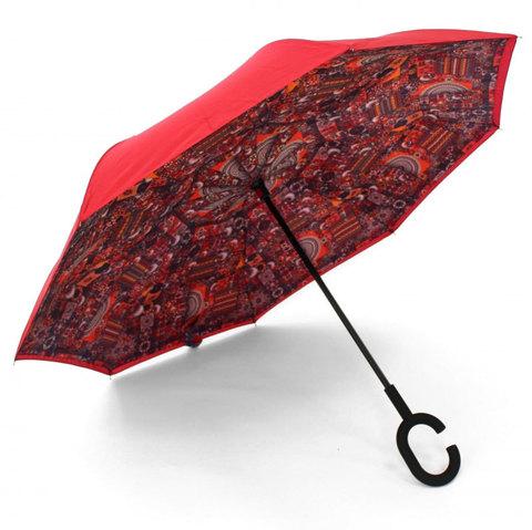 Чудо-зонт перевёртыш «My Umbrella» SUNRISE (Абстракция) - фото 1 - id-p75222926