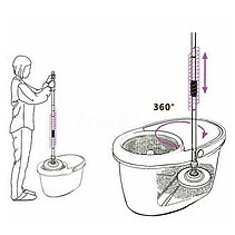 Швабра с отжимом SPIN MOP (аналог Спин энд Гоу), фото 2