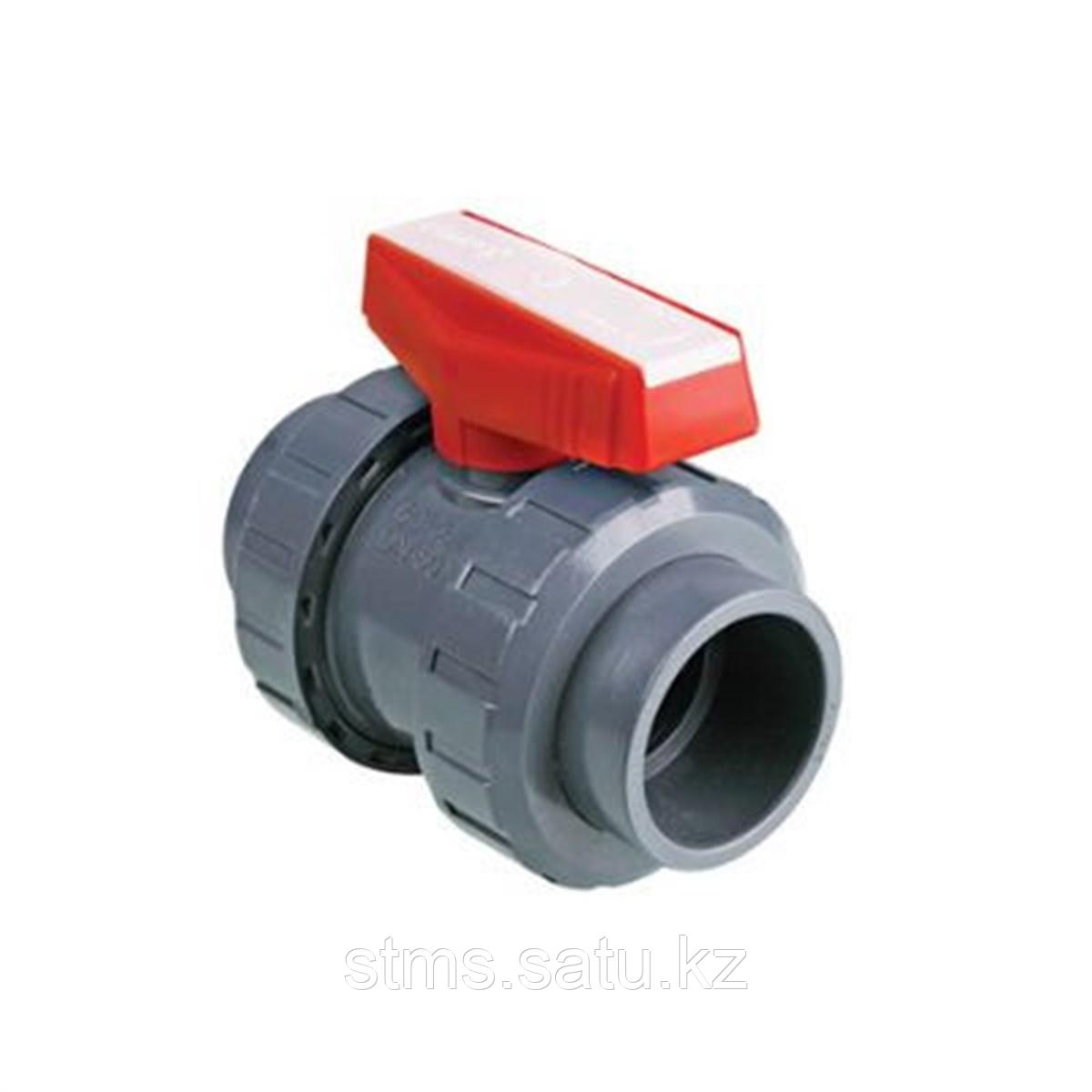 Кран шаровый разъемный 40 (11/2'') PN16 PVC