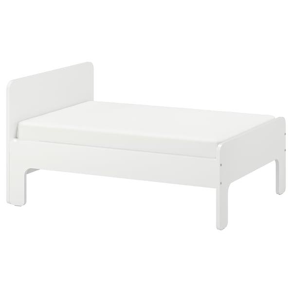 Кровать раздвижная СЛЭКТ белый Лурой, 80x130-200 см ИКЕА, IKEA