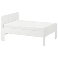 Кровать раздвижная СЛЭКТ белый Лурой, 80x130-200 см ИКЕА, IKEA