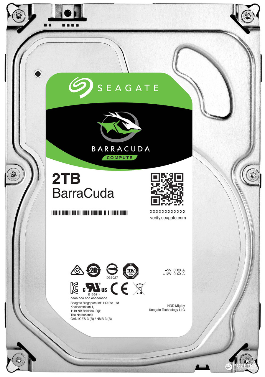 Seagate ST2000DM008 Жесткий диск HDD 2Tb Barracuda SATA 6Gb/s 7200rpm 256Mb 3,5"
