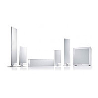 5.1 KEF T205 үй кинотеатрының жиынтығы ақ түсті