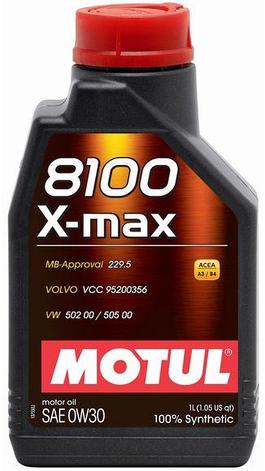 Моторное масло MOTUL 8100 X-MAX 0W-30 1л, фото 2
