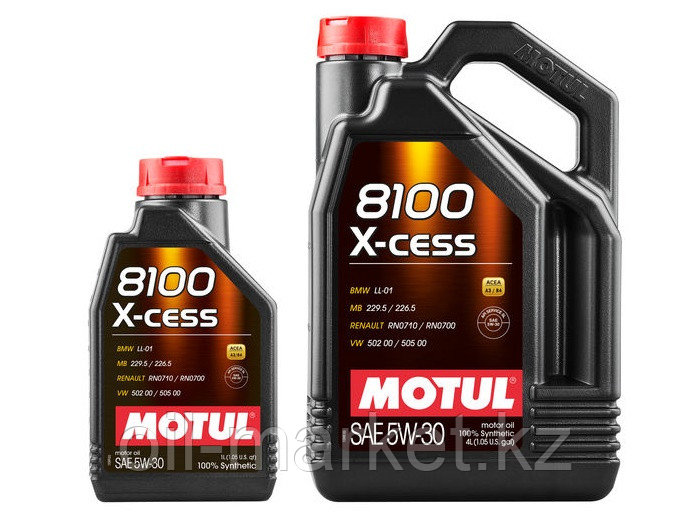 Моторное масло MOTUL 8100 X-CESS 5W-30 1л