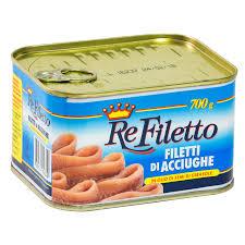 Анчоусы в подсолнечном масле Re Filetto 700 гр