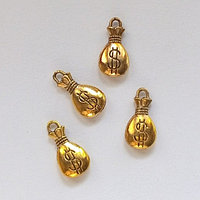 Навеска Денежный мешок, 17х8мм