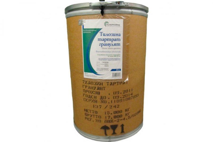 Тилозин тартрат субстанция гранулят 15 кг