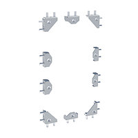 Комплект запасных аксессуаров для соединения каркасов и монтажа боковых и задних панелей EKF AVERES