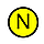 Наклейка "N" (d20мм.) EKF PROxima, фото 2