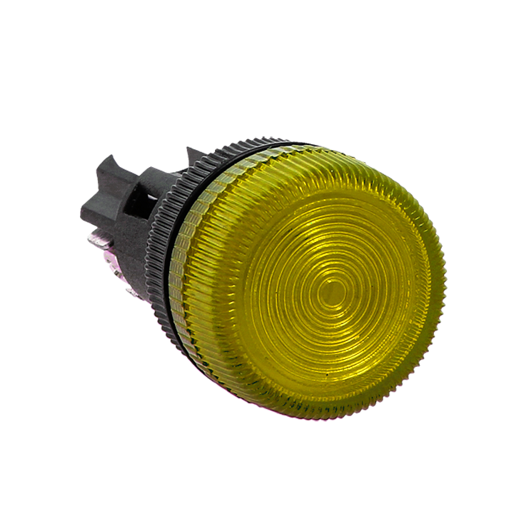 Лампа сигнальная ENS-22 желтая 220В EKF PROxima - фото 2 - id-p75258577