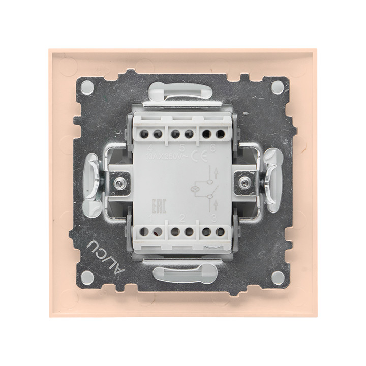 Валенсия выключатель 1-кл. 10А кремовый с индикатором EKF PROxima - фото 5 - id-p75259764