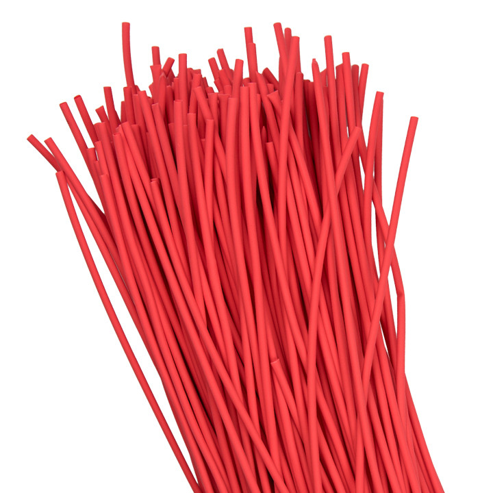 Термоусаживаемая трубка ТУТ нг 2/1 красная в отрезках по 1м EKF PROxima - фото 2 - id-p75259992