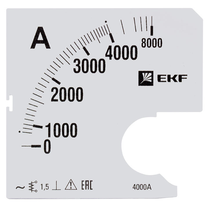 Шкала сменная для A961 4000/5А-1,5 EKF PROxima - фото 1 - id-p75262069