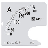 Шкала сменная для A961 200/5А-1,5 EKF PROxima