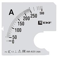 Шкала сменная для A721 250/5А-1,5 EKF PROxima