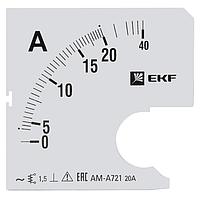 Шкала сменная для A721 20/5А-1,5 EKF PROxima