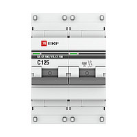 Автоматический выключатель 2P 16А (C) 10kA ВА 47-100 EKF PROxima