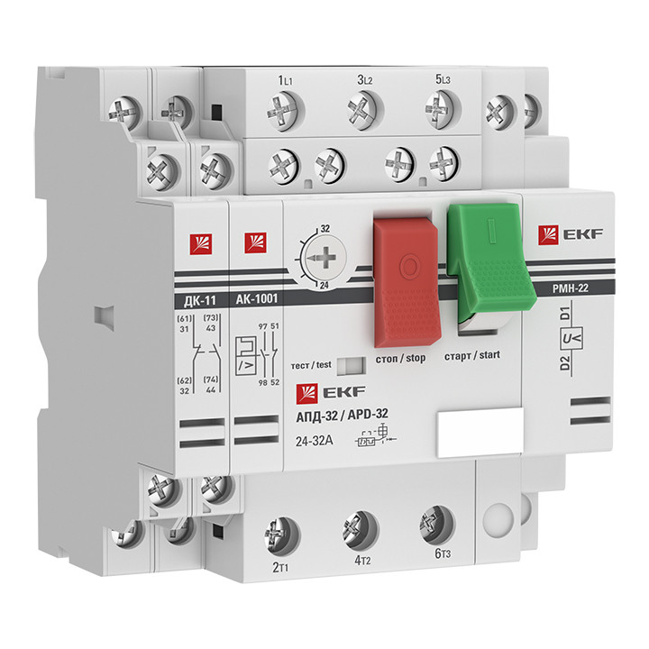 Автомат пуска двигателя АПД-32 24-32А EKF PROxima - фото 3 - id-p75263453