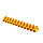 Колодка клеммная  (6мм.) 5А полистирол желтая (10шт.) EKF PROxima, фото 2