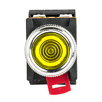 Кнопка ABLFS-22 с подсветкой желтая NO+NC 230В EKF PROxima